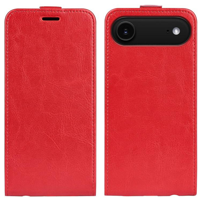 Estuche de cuero para teléfono con tapa vertical individual con textura R64