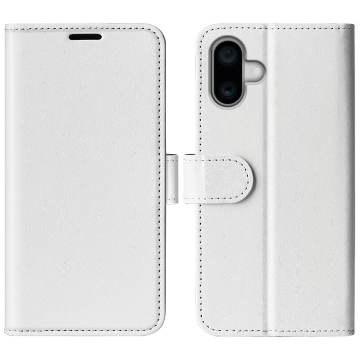 Estuche para teléfono de cuero con tapa horizontal con textura R64