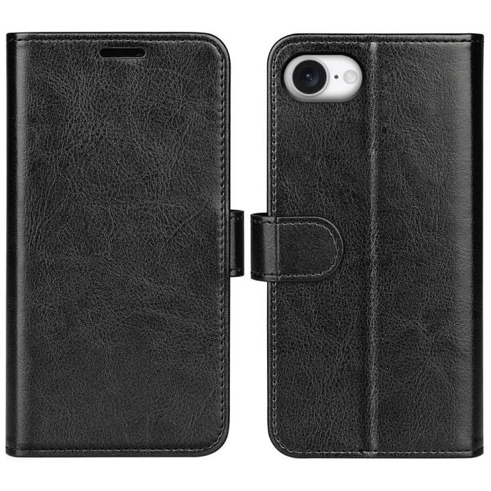 Estuche para teléfono de cuero con tapa horizontal con textura R64