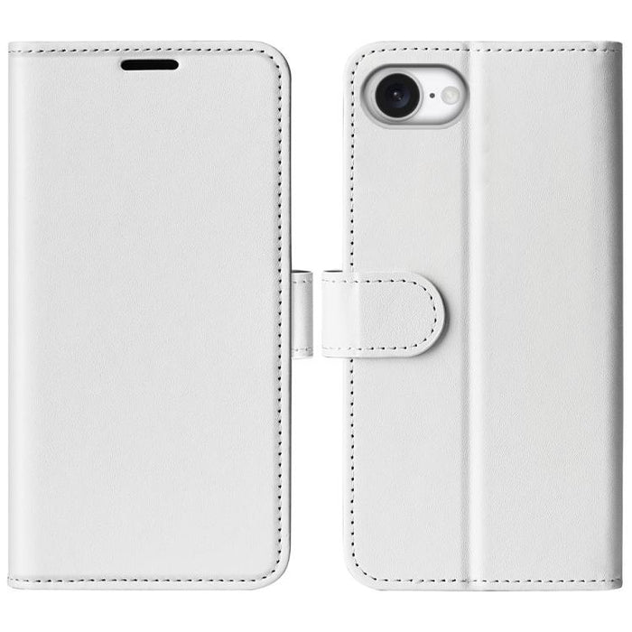 Estuche para teléfono de cuero con tapa horizontal con textura R64