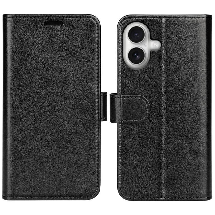 Estuche para teléfono de cuero con tapa horizontal con textura R64