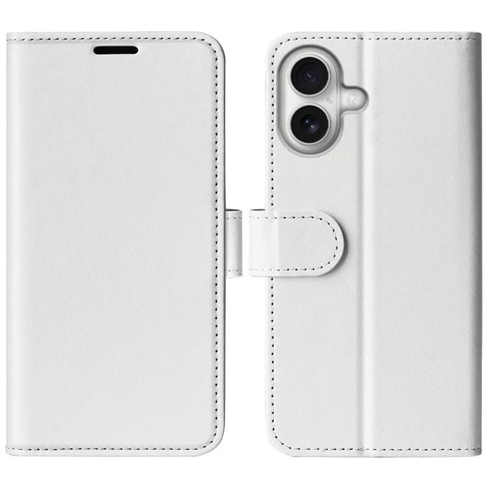 Estuche para teléfono de cuero con tapa horizontal con textura R64