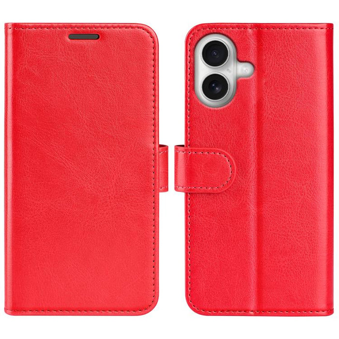 Estuche para teléfono de cuero con tapa horizontal con textura R64