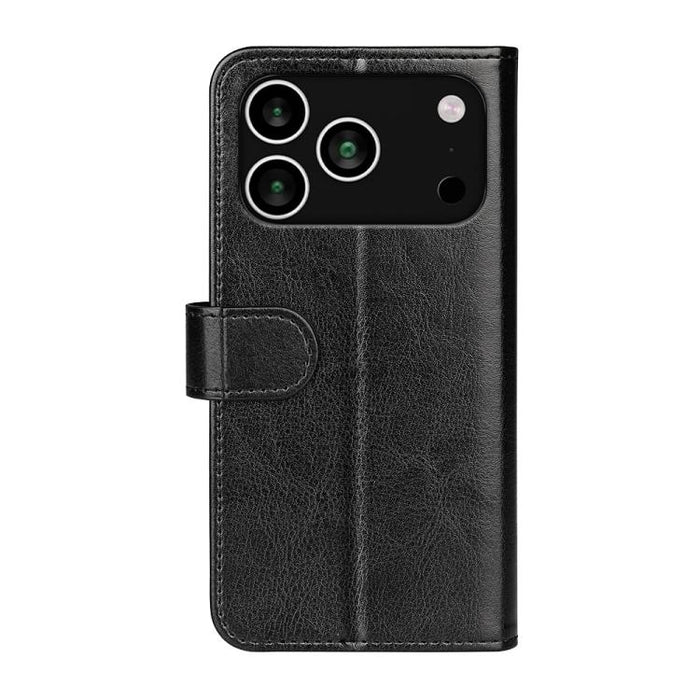 Estuche para teléfono de cuero con tapa horizontal con textura R64