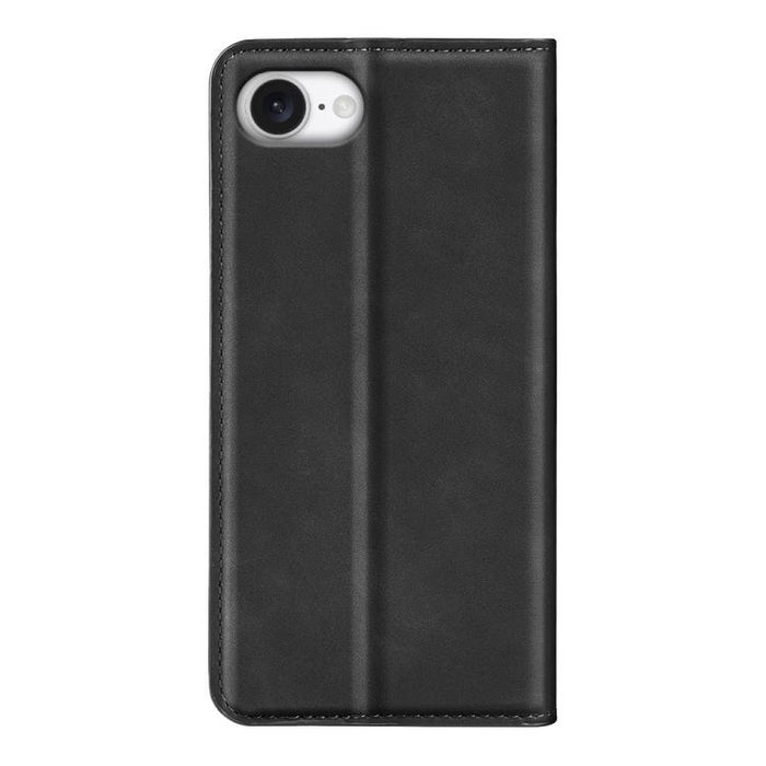 Estuche para teléfono de cuero con succión magnética de piel retro