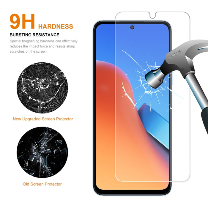 ENKAY Hat-Prince 0.26mm 9H 2.5D Alta película de vidrio templado de aluminio y silicio, For Xiaomi Redmi 12, For Xiaomi 14, For Redmi 13C, For Redmi K70 / K70 Pro / K70E