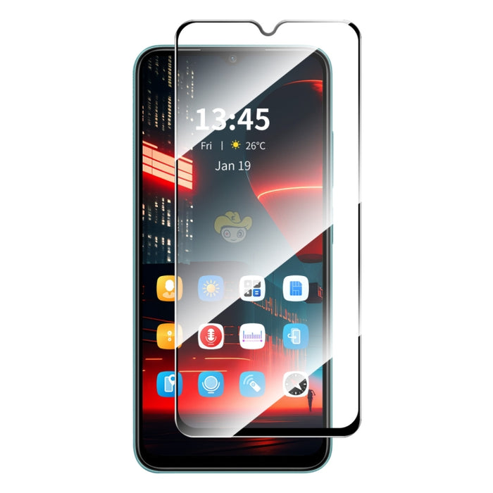 ENKAY Hat-Prince Full Glue High Película de vidrio templado de aluminio y silicio, For Redmi Note 15 Pro 5G Global 163.6mm, For Redmi 15C Global 171mm / Poco C85, For Redmi 15C 5G / 4G EU 173mm, For Redmi 13X, For Redmi Note 14S 4G, For Redmi Turbo 4  ...