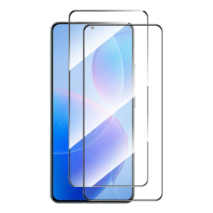 2 uds ENKAY Hat-Prince Full Glue alta película de vidrio templado de aluminio y silicio, For Redmi Note 15 Pro 5G Global 163.6mm, For Redmi 15C Global 171.5mm / Poco C85, For Redmi 15C 5G / 4G EU 173mm, For Redmi 13X, For Redmi Note 14S 4G             ...