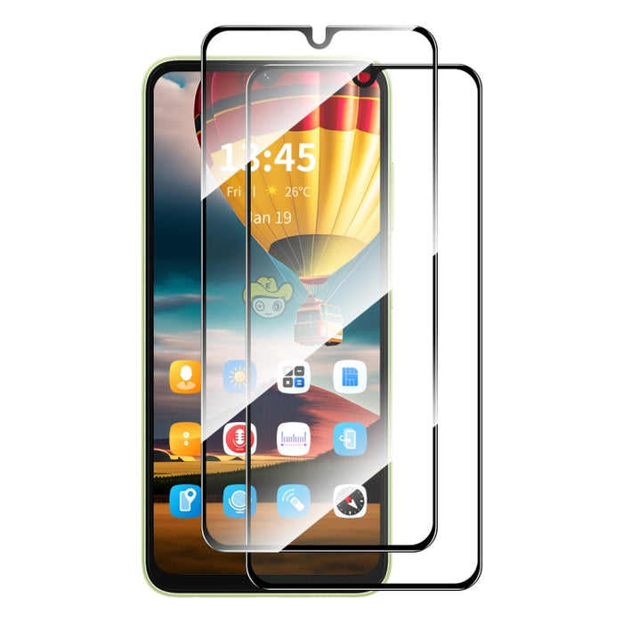 2 uds ENKAY Hat-Prince Full Glue alta película de vidrio templado de aluminio y silicio, For Redmi Note 15 Pro 5G Global 163.6mm, For Redmi 15C Global 171.5mm / Poco C85, For Redmi 15C 5G / 4G EU 173mm, For Redmi 13X, For Redmi Note 14S 4G             ...