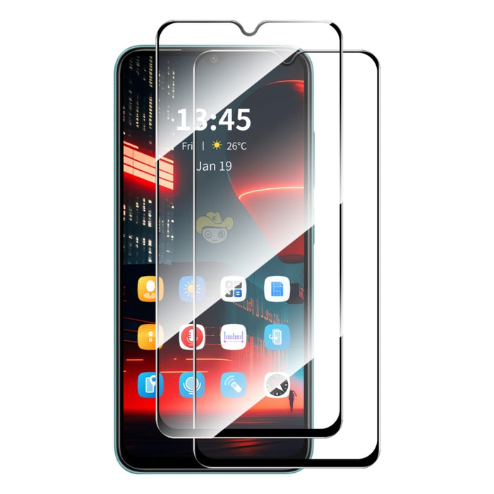2 uds ENKAY Hat-Prince Full Glue alta película de vidrio templado de aluminio y silicio, For Redmi Note 15 Pro 5G Global 163.6mm, For Redmi 15C Global 171.5mm / Poco C85, For Redmi 15C 5G / 4G EU 173mm, For Redmi 13X, For Redmi Note 14S 4G             ...