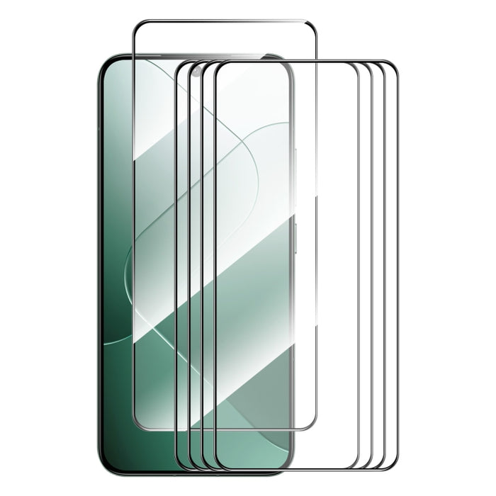 5 uds ENKAY Hat-Prince Full Glue alta película de vidrio templado de aluminio y silicio, For Redmi Note 15 Pro 5G Global 163.6mm, For Redmi 15C Global 171.5mm / Poco C85, For Redmi 15C 5G / 4G EU 173mm, For Redmi 13X, For Redmi Note 14S 4G             ...