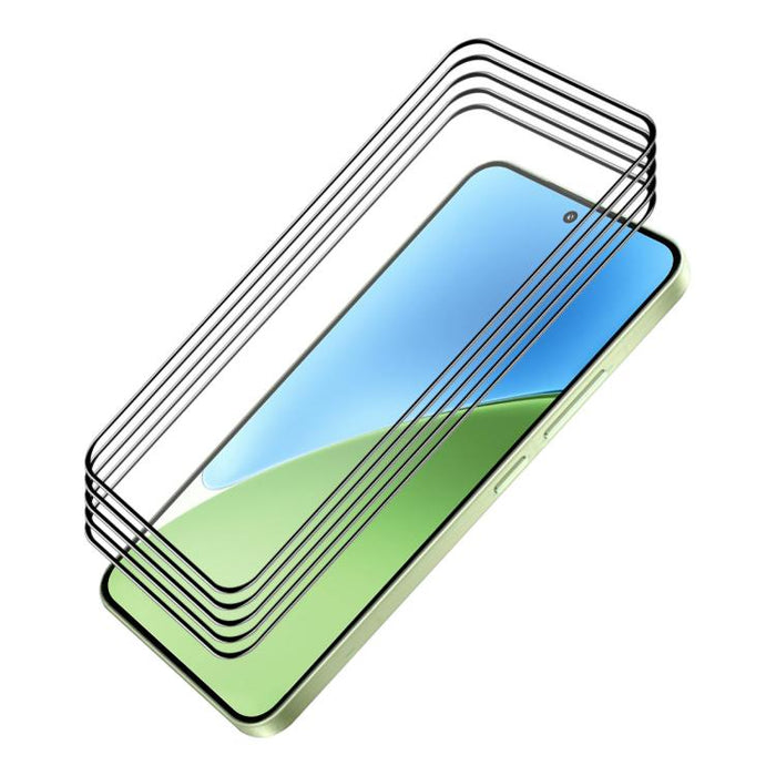 5 uds ENKAY Hat-Prince Full Glue alta película de vidrio templado de aluminio y silicio, For Redmi Note 15 Pro 5G Global 163.6mm, For Redmi 15C Global 171.5mm / Poco C85, For Redmi 15C 5G / 4G EU 173mm, For Redmi 13X, For Redmi Note 14S 4G             ...