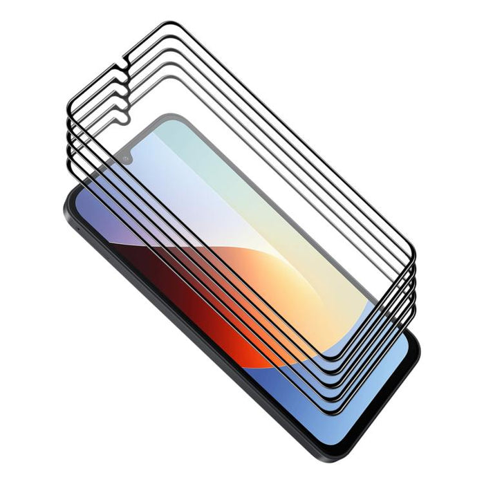 5 uds ENKAY Hat-Prince Full Glue alta película de vidrio templado de aluminio y silicio, For Redmi Note 15 Pro 5G Global 163.6mm, For Redmi 15C Global 171.5mm / Poco C85, For Redmi 15C 5G / 4G EU 173mm, For Redmi 13X, For Redmi Note 14S 4G             ...