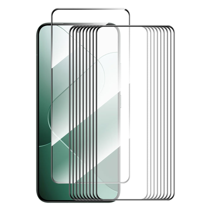 10 Uds ENKAY Hat-Prince Full Glue película de vidrio templado de aluminio y silicio, For Redmi Note 15 Pro 5G Global 163.6mm, For Redmi 15C Global 171mm / Poco C85, For Redmi 15C 5G / 4G EU 173mm, For Redmi 13X, For Redmi Note 14S 4G, For Redmi Turbo 4...