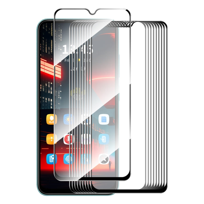 10 Uds ENKAY Hat-Prince Full Glue película de vidrio templado de aluminio y silicio, For Redmi Note 15 Pro 5G Global 163.6mm, For Redmi 15C Global 171mm / Poco C85, For Redmi 15C 5G / 4G EU 173mm, For Redmi 13X, For Redmi Note 14S 4G, For Redmi Turbo 4...