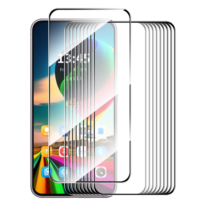 10 Uds ENKAY Hat-Prince Full Glue película de vidrio templado de aluminio y silicio, For Redmi Note 15 Pro 5G Global 163.6mm, For Redmi 15C Global 171mm / Poco C85, For Redmi 15C 5G / 4G EU 173mm, For Redmi 13X, For Redmi Note 14S 4G, For Redmi Turbo 4...