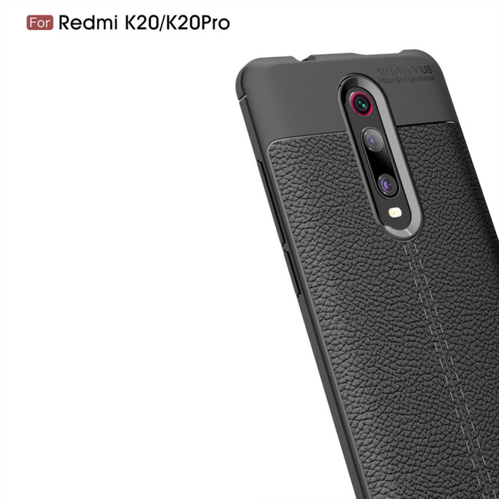 Funda Litchi Texture TPU a prueba de golpes para Xiaomi Redmi k20 / k20Pro, For Redmi K20