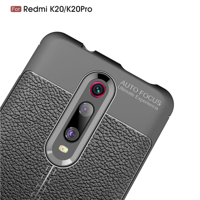 Funda Litchi Texture TPU a prueba de golpes para Xiaomi Redmi k20 / k20Pro, For Redmi K20