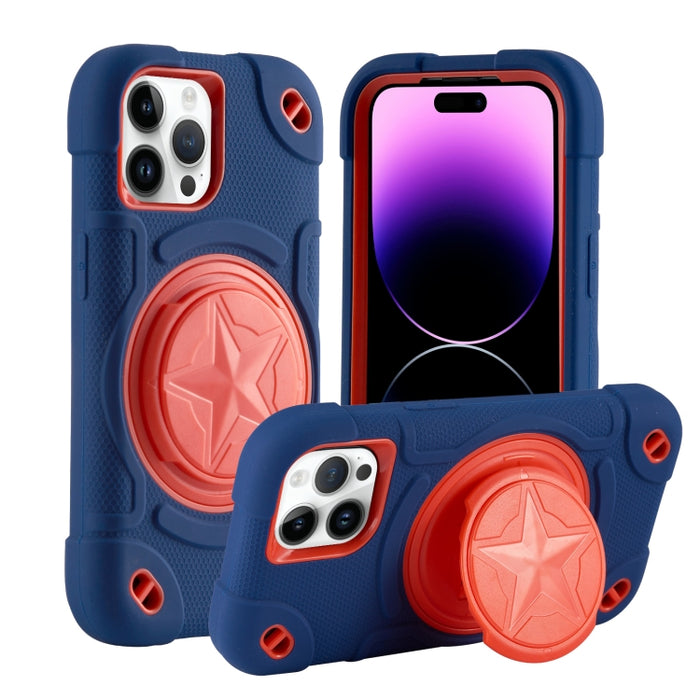 Shield PC Funda híbrida de silicona para teléfono