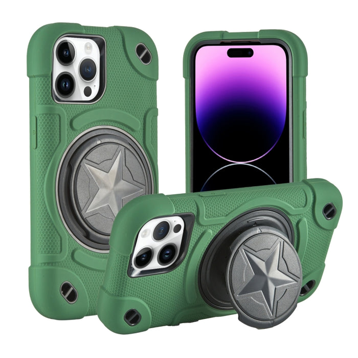 Shield PC Funda híbrida de silicona para teléfono