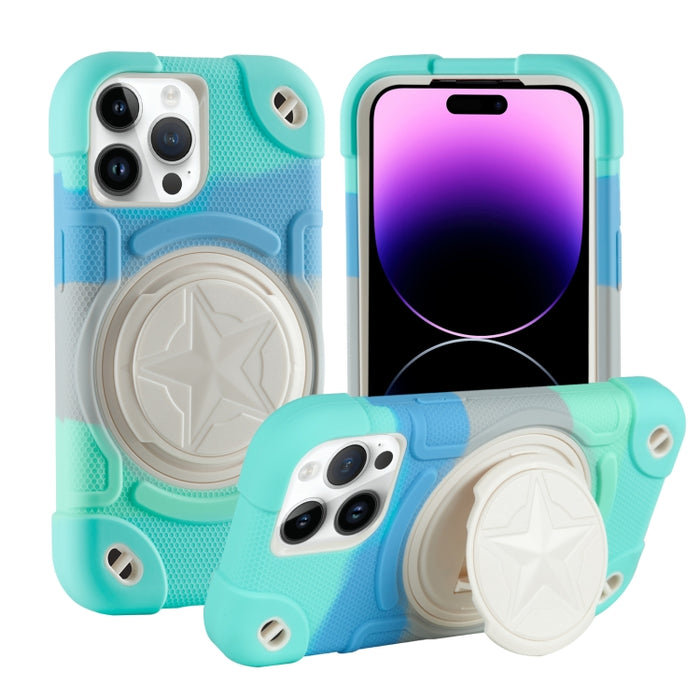 Shield PC Funda híbrida de silicona para teléfono