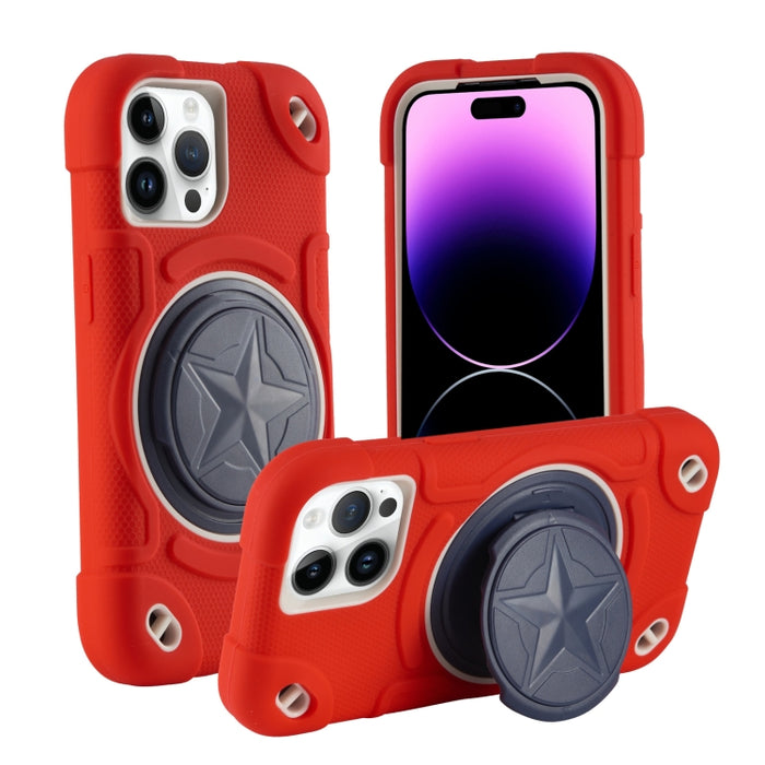 Shield PC Funda híbrida de silicona para teléfono