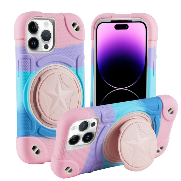 Shield PC Funda híbrida de silicona para teléfono