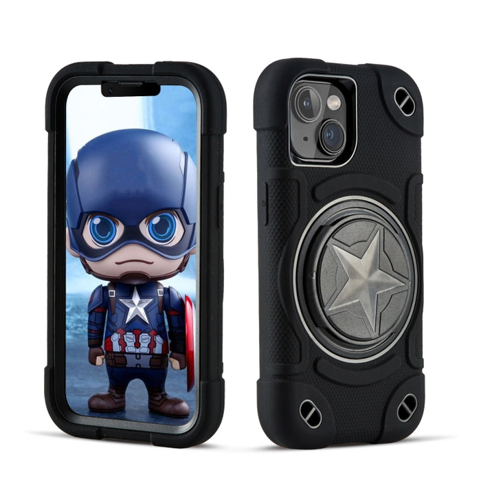 Shield PC Funda híbrida de silicona para teléfono
