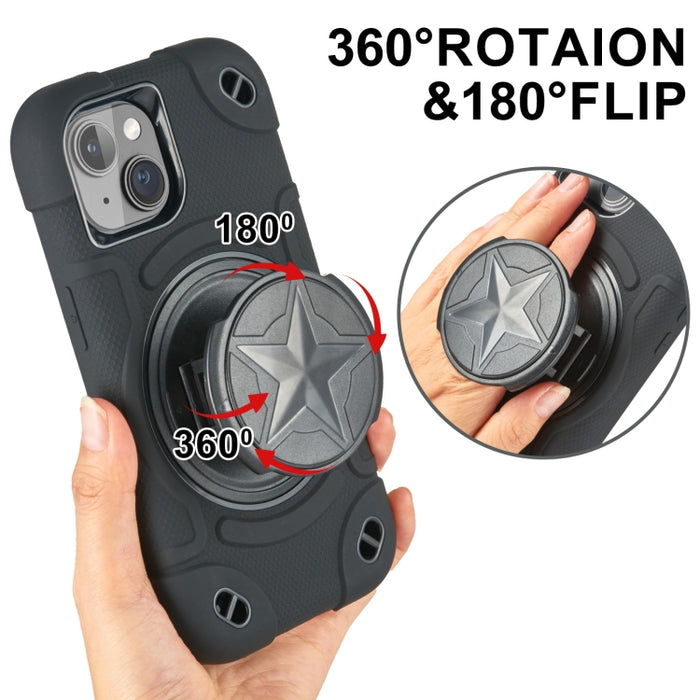 Shield PC Funda híbrida de silicona para teléfono