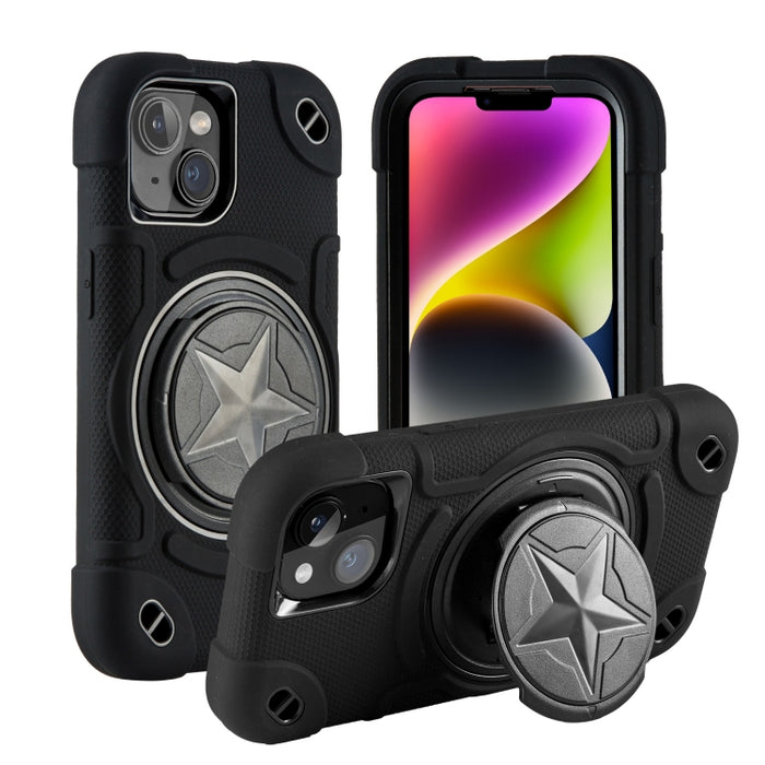 Shield PC Funda híbrida de silicona para teléfono