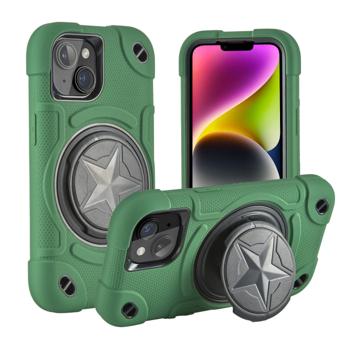 Shield PC Funda híbrida de silicona para teléfono