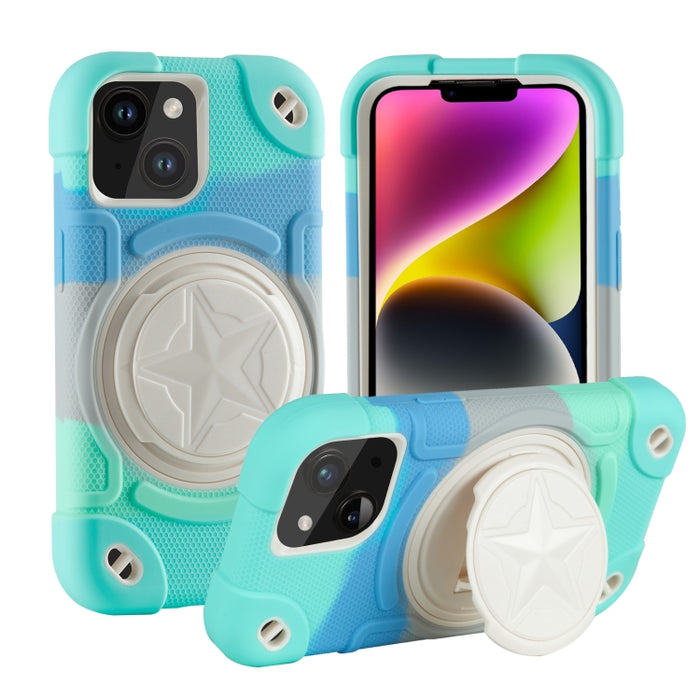 Shield PC Funda híbrida de silicona para teléfono