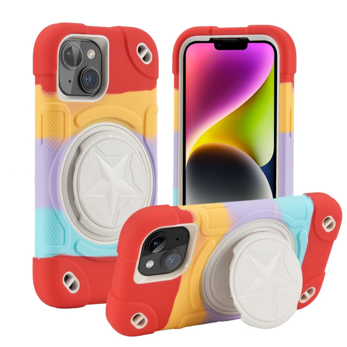 Shield PC Funda híbrida de silicona para teléfono