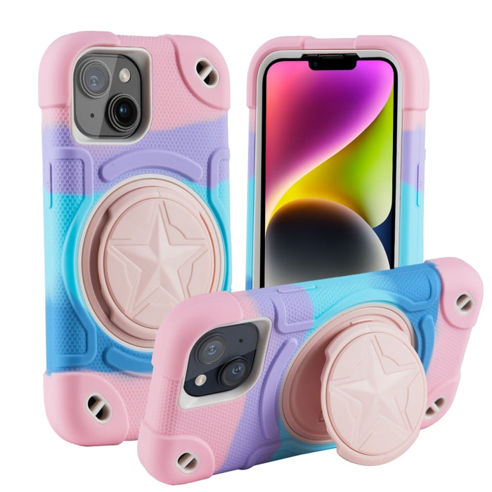 Shield PC Funda híbrida de silicona para teléfono