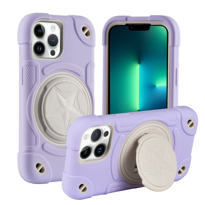 Shield PC Funda híbrida de silicona para teléfono