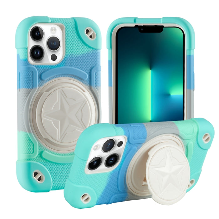 Shield PC Funda híbrida de silicona para teléfono