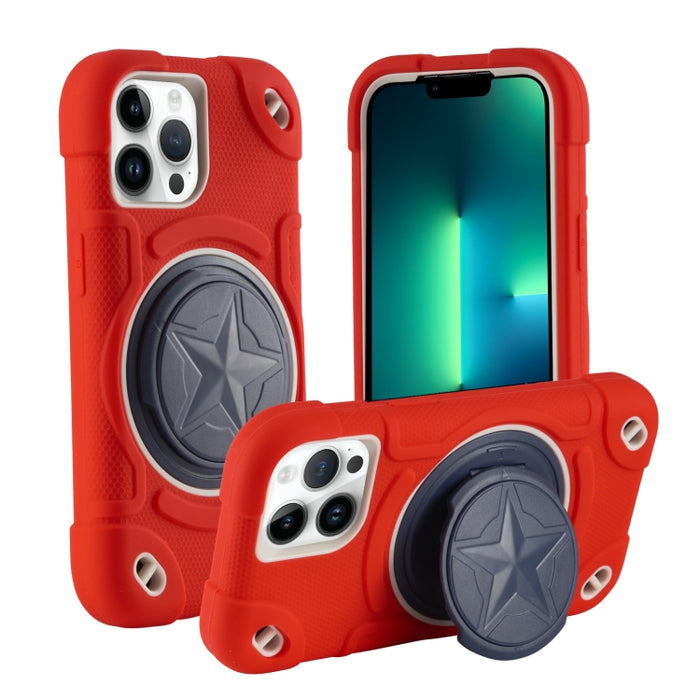 Shield PC Funda híbrida de silicona para teléfono