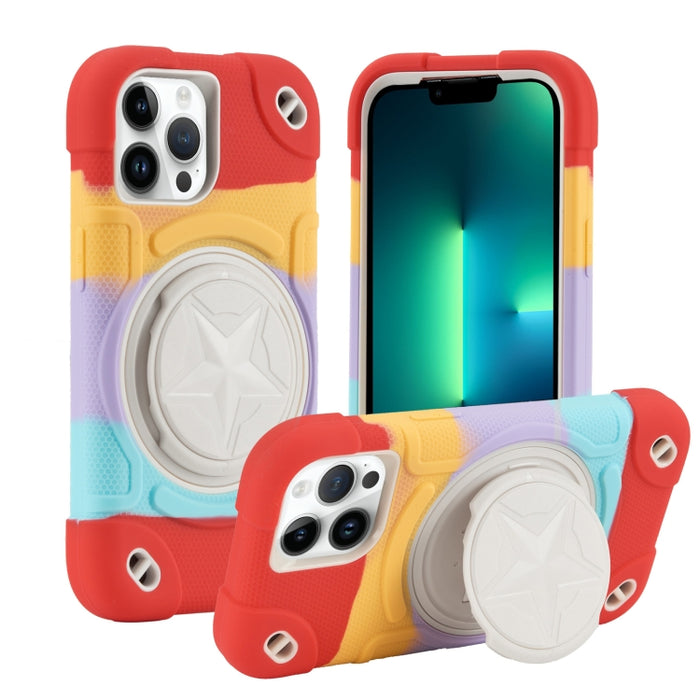 Shield PC Funda híbrida de silicona para teléfono