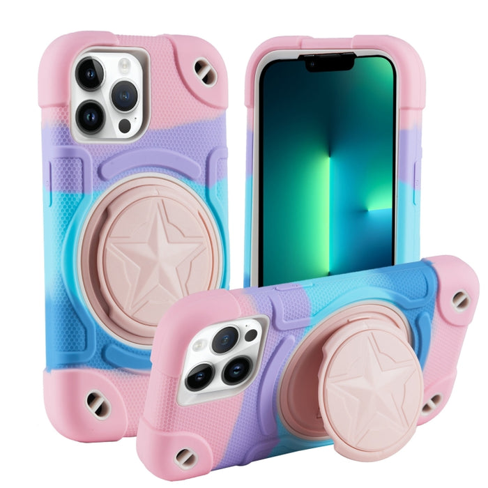 Shield PC Funda híbrida de silicona para teléfono