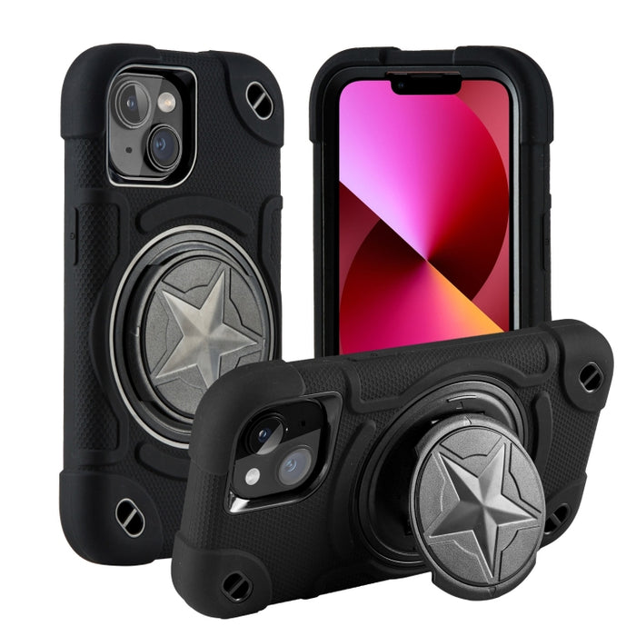 Shield PC Funda híbrida de silicona para teléfono