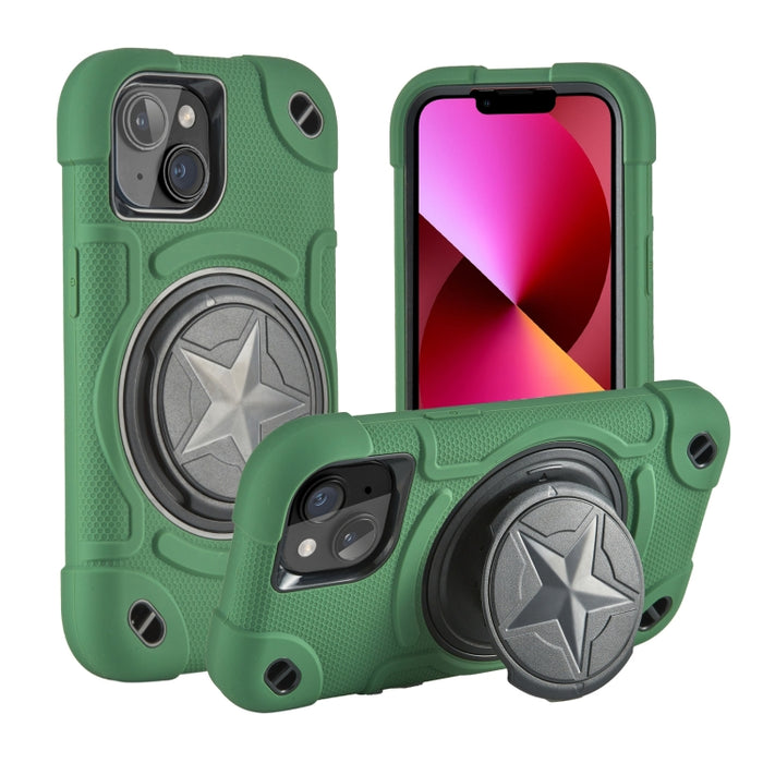 Shield PC Funda híbrida de silicona para teléfono