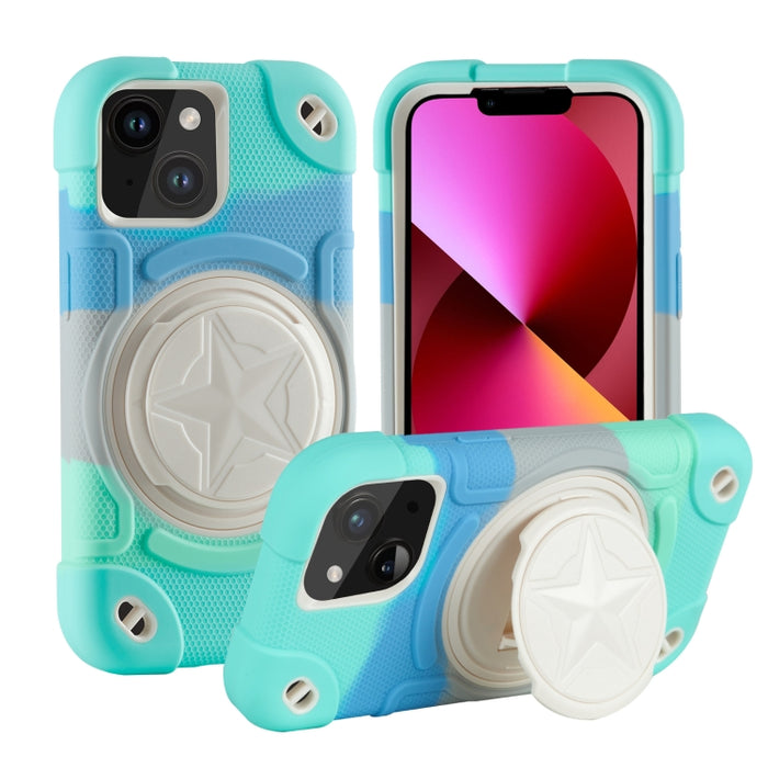 Shield PC Funda híbrida de silicona para teléfono