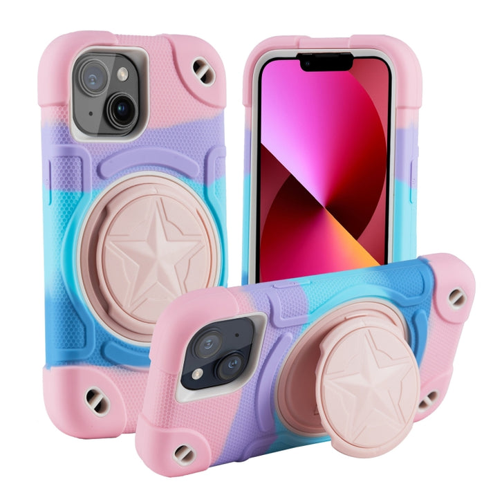 Shield PC Funda híbrida de silicona para teléfono