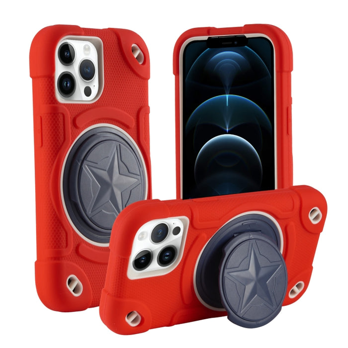 Shield PC Funda híbrida de silicona para teléfono