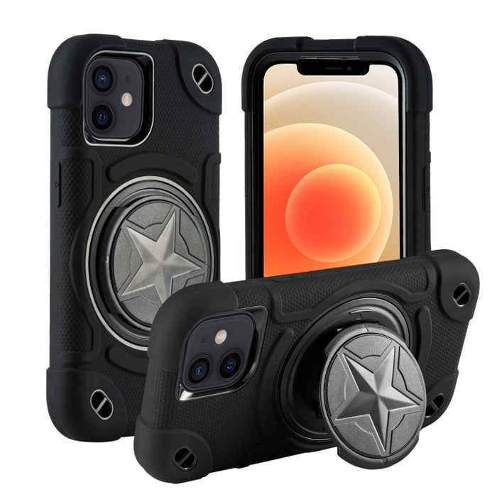 Shield PC Funda híbrida de silicona para teléfono
