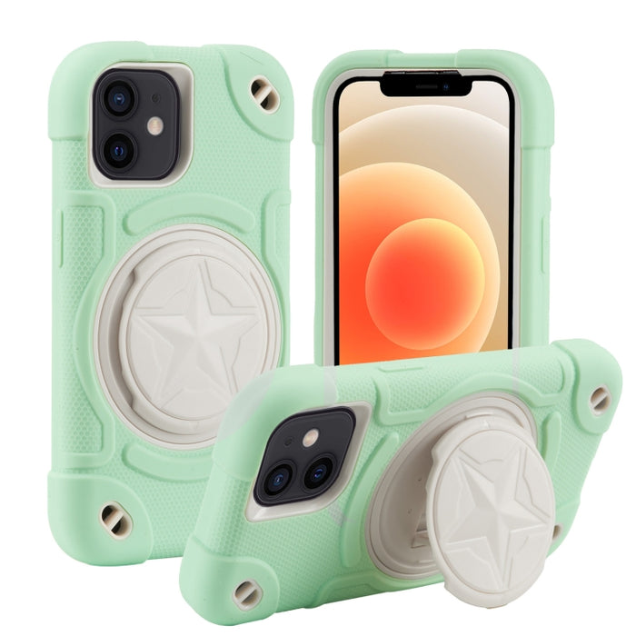 Shield PC Funda híbrida de silicona para teléfono
