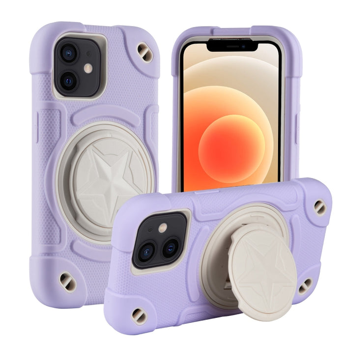 Shield PC Funda híbrida de silicona para teléfono