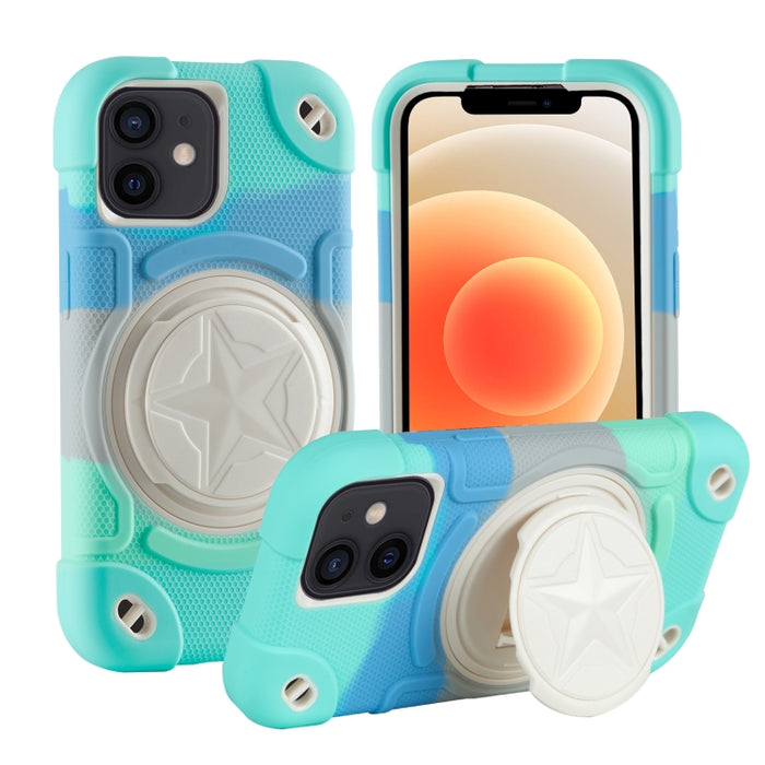 Shield PC Funda híbrida de silicona para teléfono