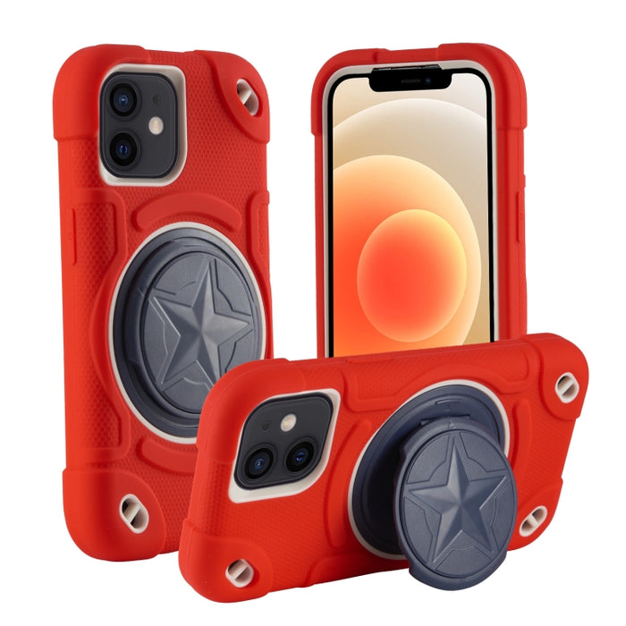 Shield PC Funda híbrida de silicona para teléfono