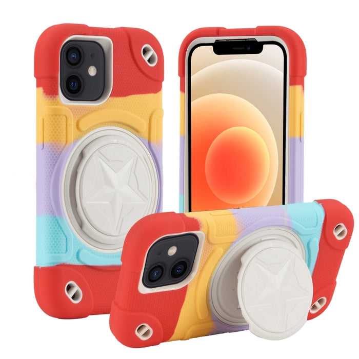 Shield PC Funda híbrida de silicona para teléfono